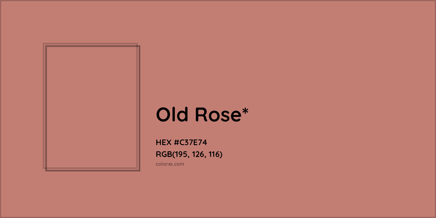 HEX #C37E74 Color Name, Color Code, Palettes, Similar Paints, Images