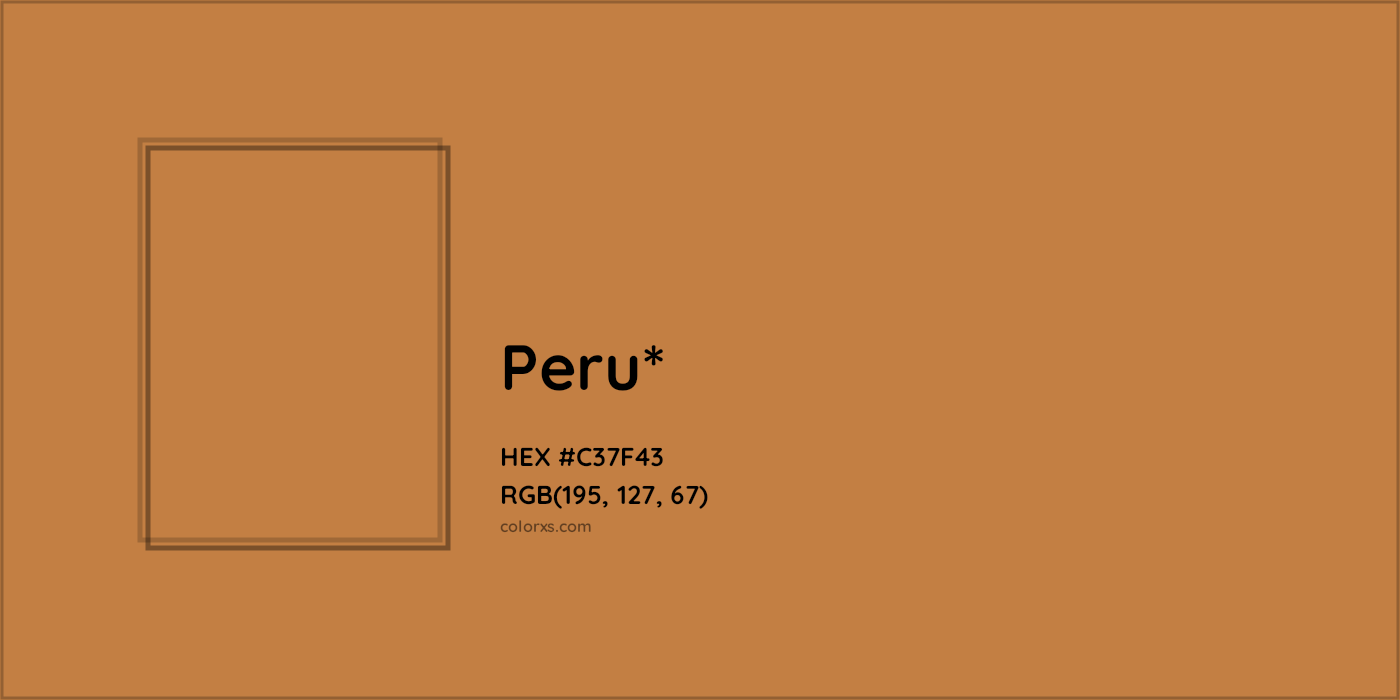 HEX #C37F43 Color Name, Color Code, Palettes, Similar Paints, Images