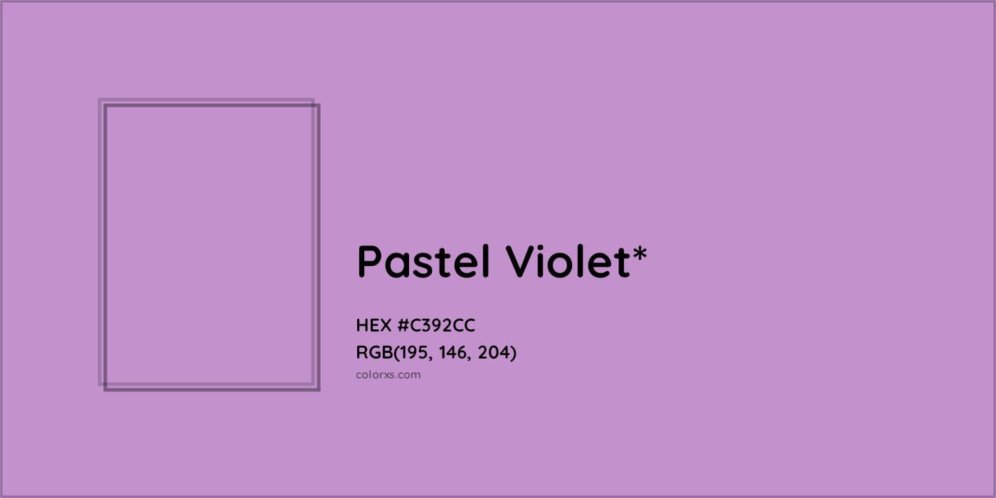 HEX #C392CC Color Name, Color Code, Palettes, Similar Paints, Images