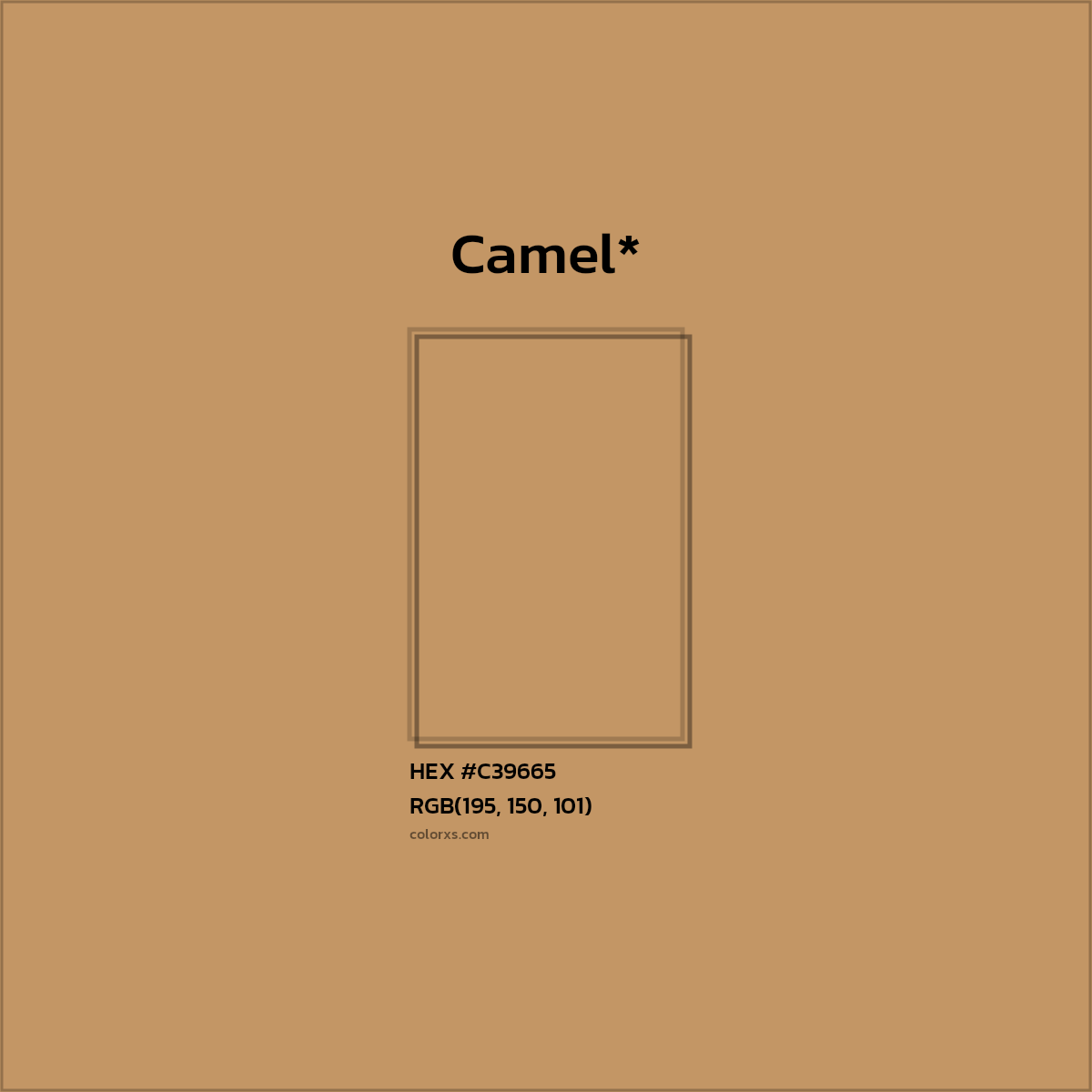 HEX #C39665 Color Name, Color Code, Palettes, Similar Paints, Images