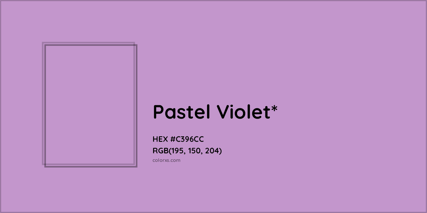 HEX #C396CC Color Name, Color Code, Palettes, Similar Paints, Images