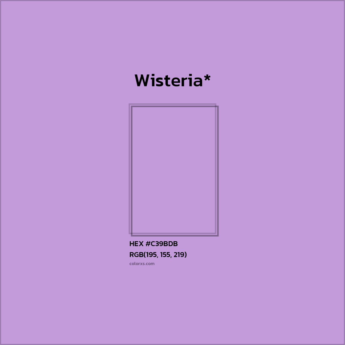 HEX #C39BDB Color Name, Color Code, Palettes, Similar Paints, Images
