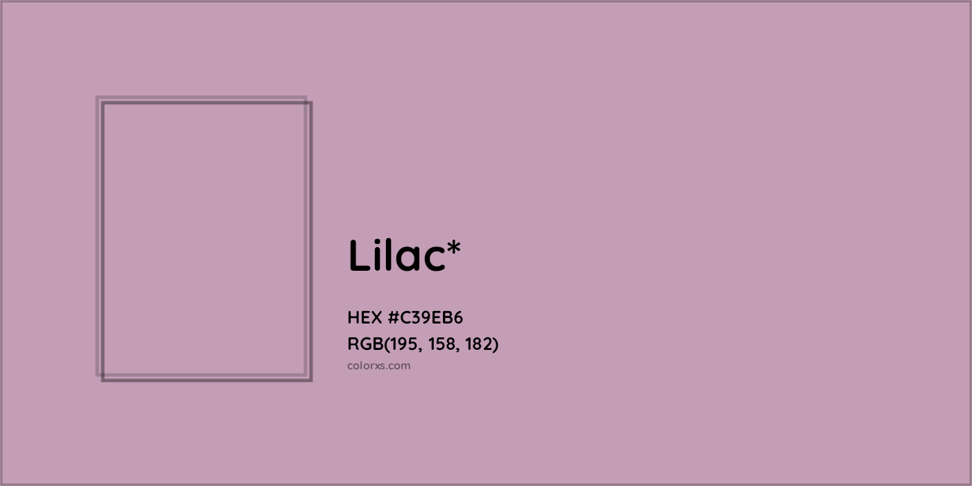 HEX #C39EB6 Color Name, Color Code, Palettes, Similar Paints, Images
