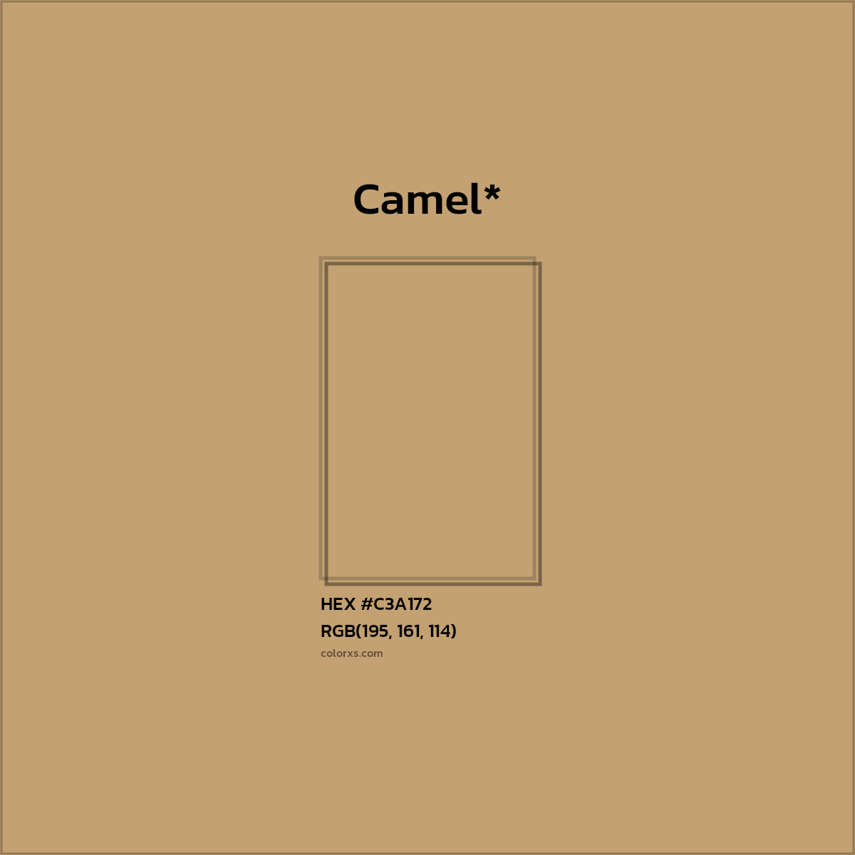 HEX #C3A172 Color Name, Color Code, Palettes, Similar Paints, Images