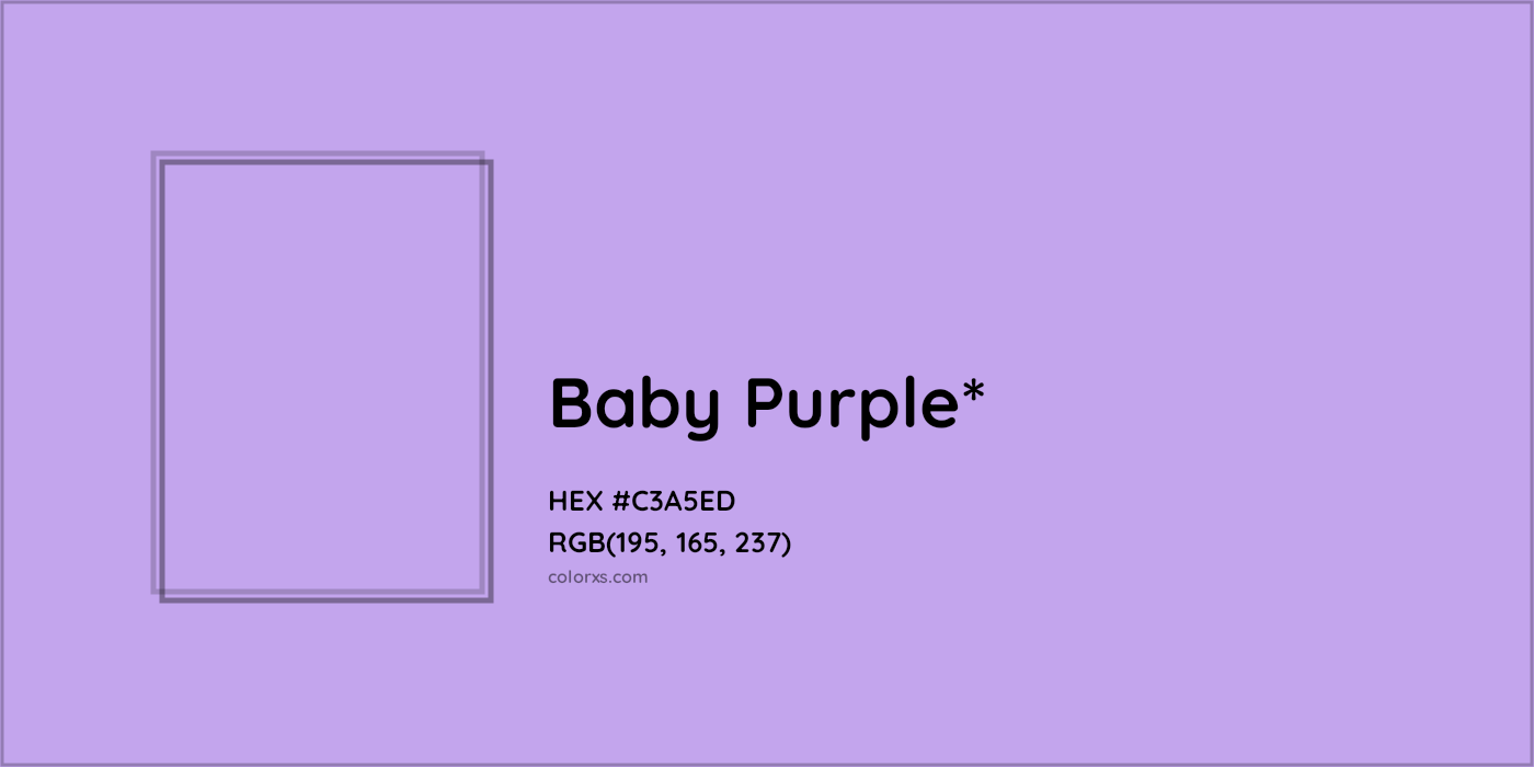 HEX #C3A5ED Color Name, Color Code, Palettes, Similar Paints, Images