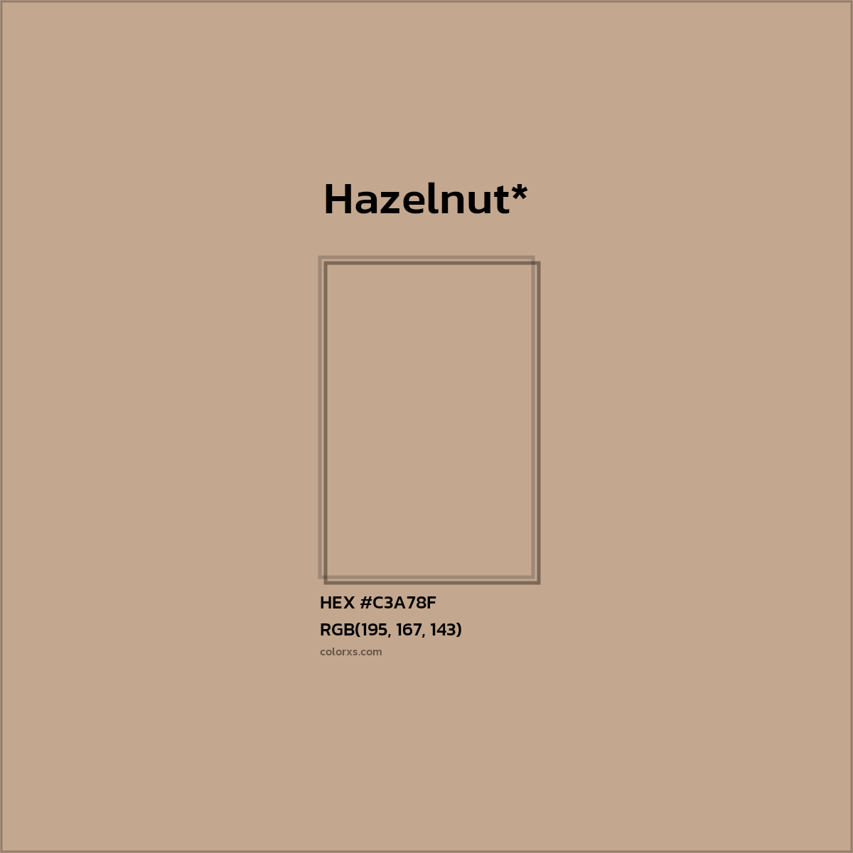 HEX #C3A78F Color Name, Color Code, Palettes, Similar Paints, Images
