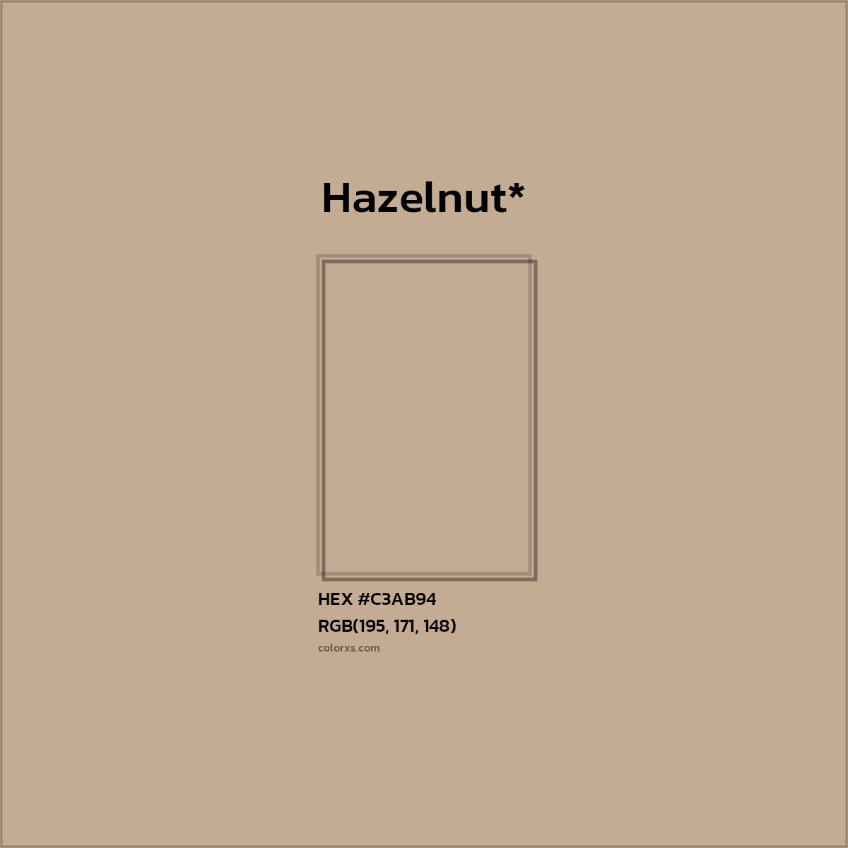 HEX #C3AB94 Color Name, Color Code, Palettes, Similar Paints, Images