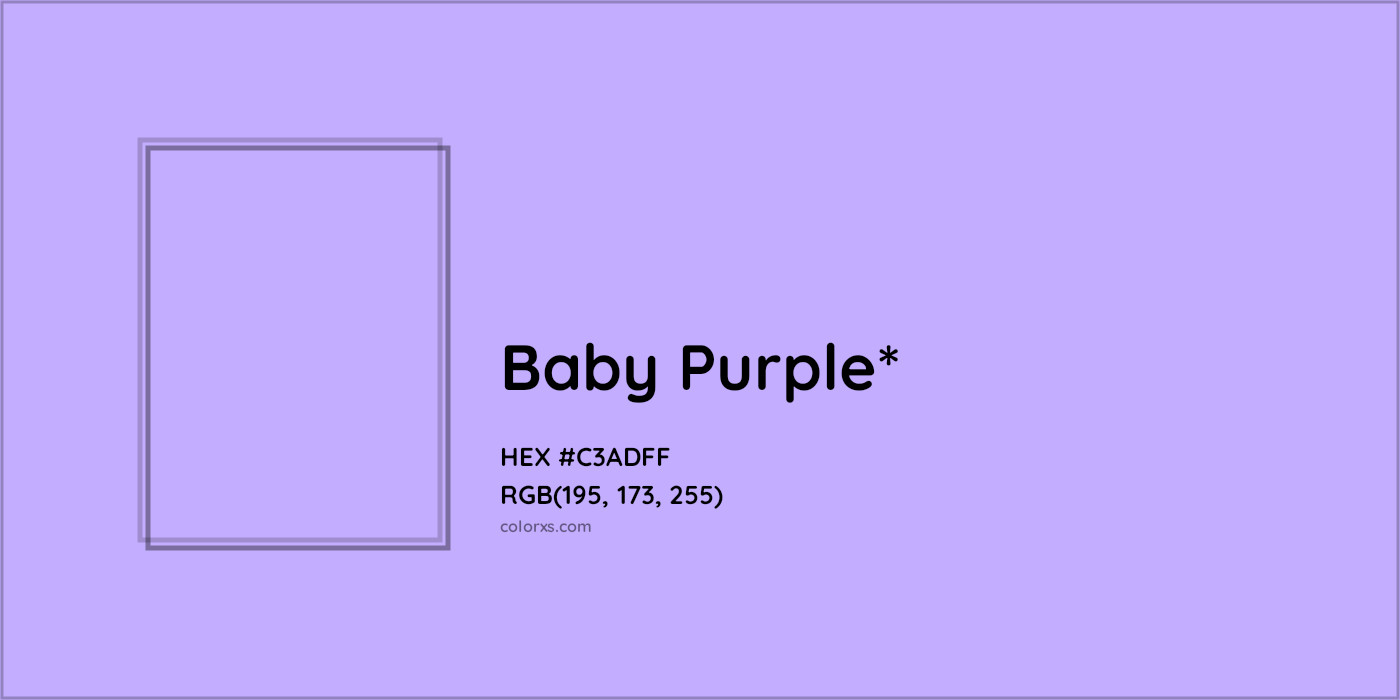 HEX #C3ADFF Color Name, Color Code, Palettes, Similar Paints, Images