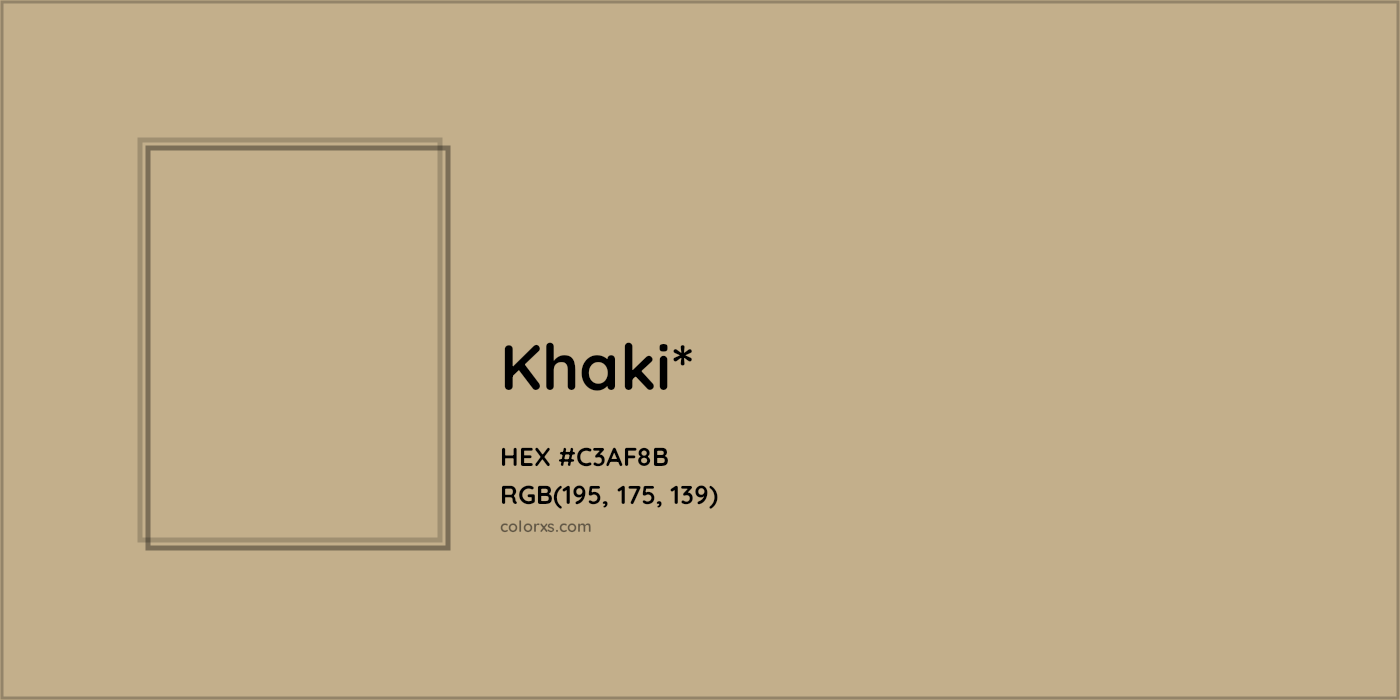 HEX #C3AF8B Color Name, Color Code, Palettes, Similar Paints, Images
