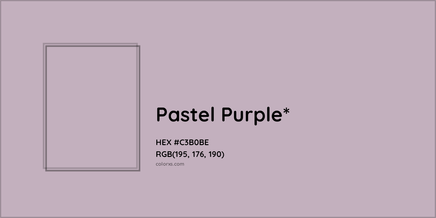 HEX #C3B0BE Color Name, Color Code, Palettes, Similar Paints, Images