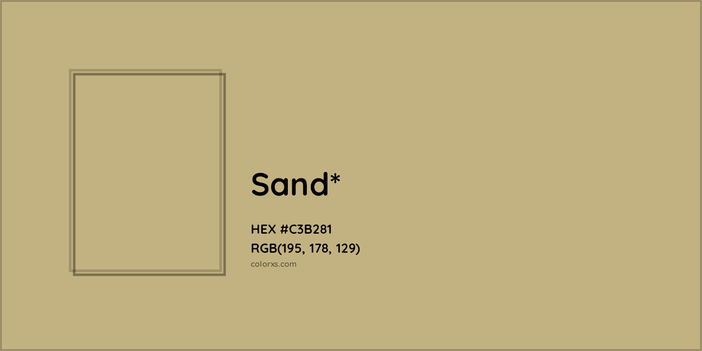 HEX #C3B281 Color Name, Color Code, Palettes, Similar Paints, Images