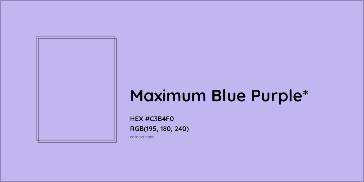 HEX #C3B4F0 Color Name, Color Code, Palettes, Similar Paints, Images