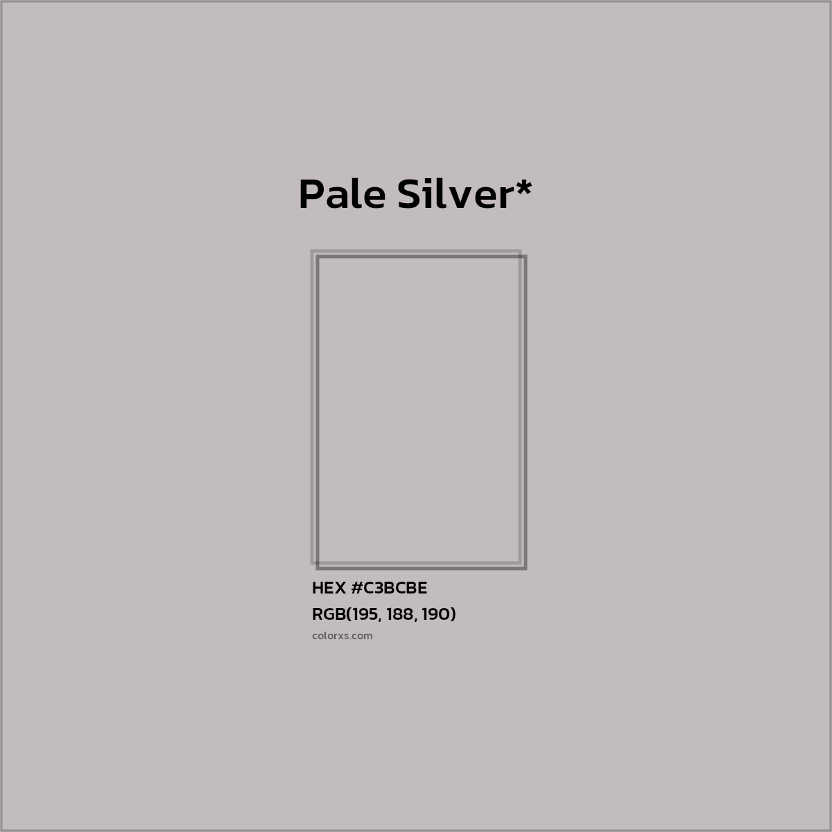 HEX #C3BCBE Color Name, Color Code, Palettes, Similar Paints, Images