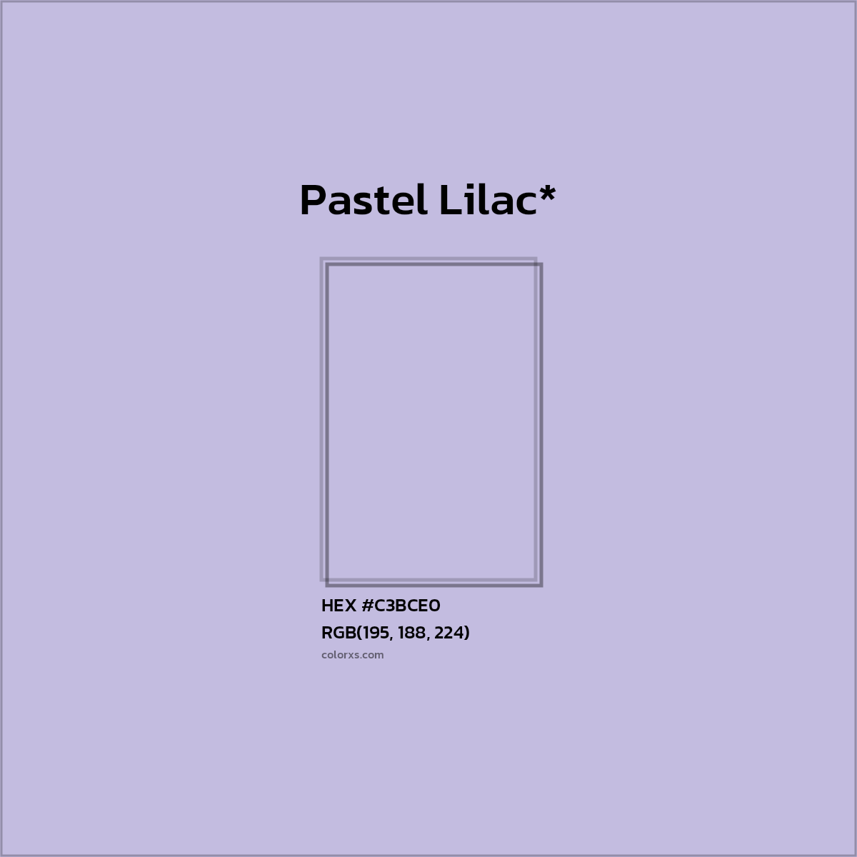 HEX #C3BCE0 Color Name, Color Code, Palettes, Similar Paints, Images