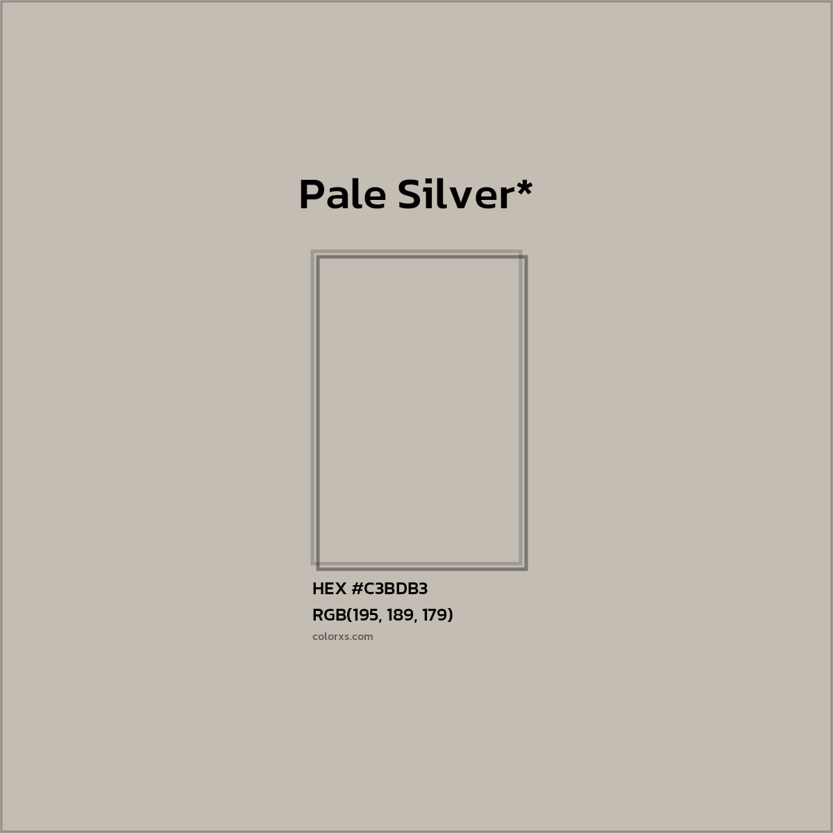HEX #C3BDB3 Color Name, Color Code, Palettes, Similar Paints, Images