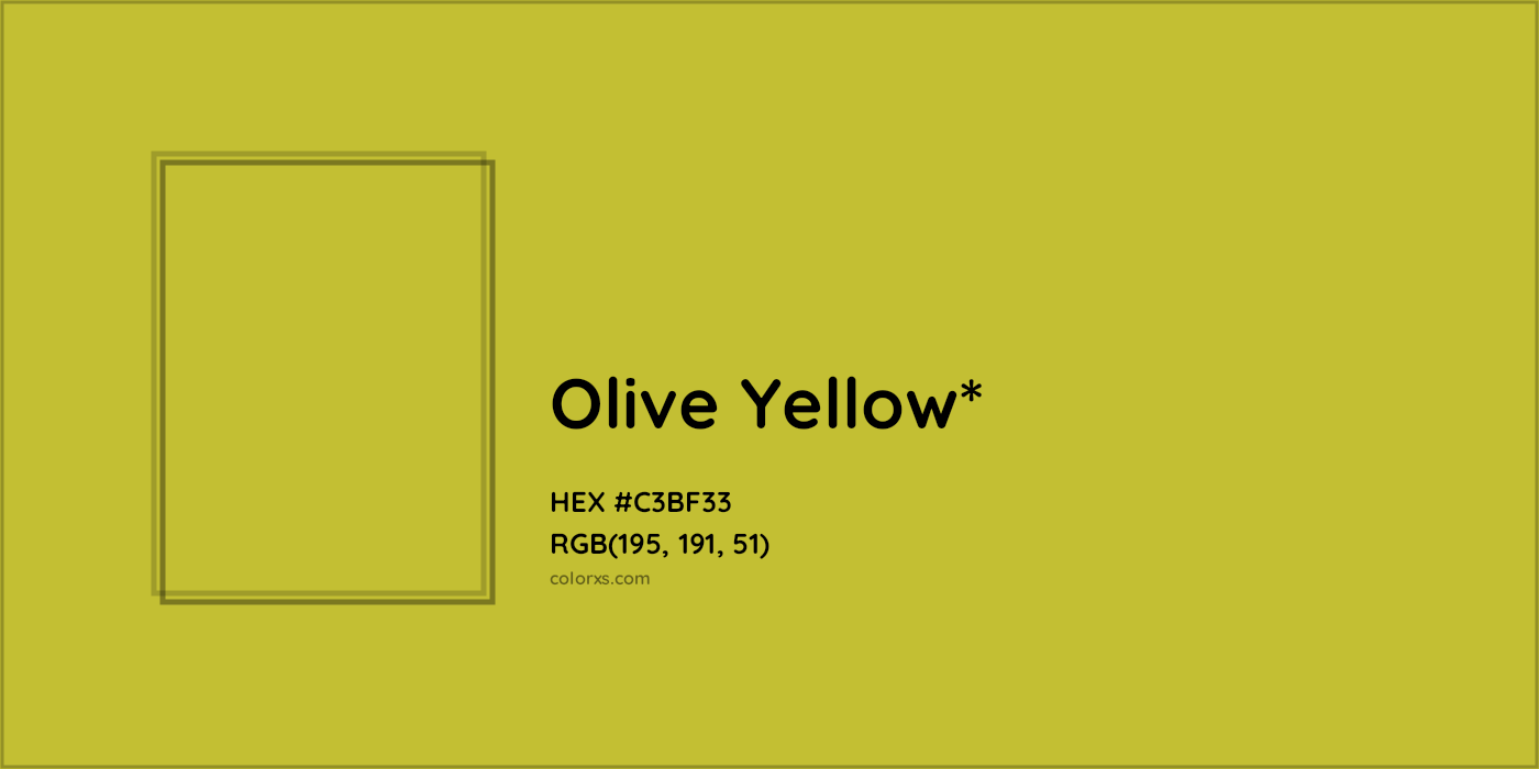 HEX #C3BF33 Color Name, Color Code, Palettes, Similar Paints, Images