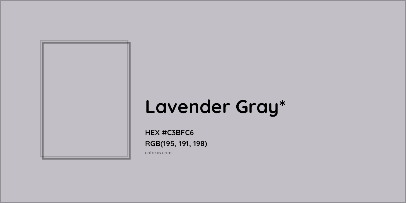 HEX #C3BFC6 Color Name, Color Code, Palettes, Similar Paints, Images