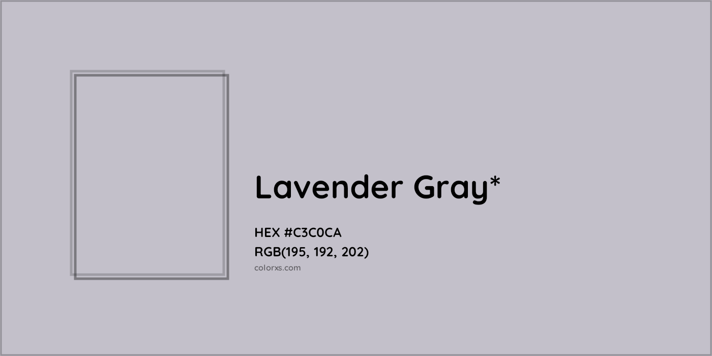 HEX #C3C0CA Color Name, Color Code, Palettes, Similar Paints, Images