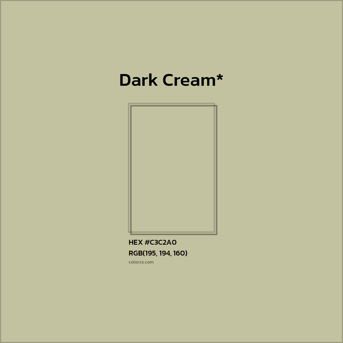 HEX #C3C2A0 Color Name, Color Code, Palettes, Similar Paints, Images