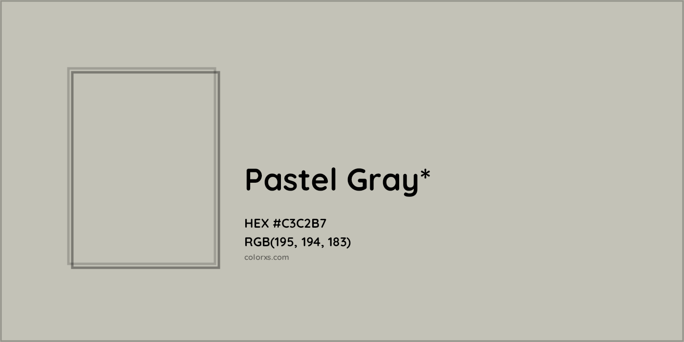HEX #C3C2B7 Color Name, Color Code, Palettes, Similar Paints, Images