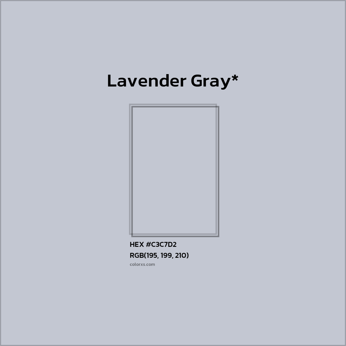 HEX #C3C7D2 Color Name, Color Code, Palettes, Similar Paints, Images
