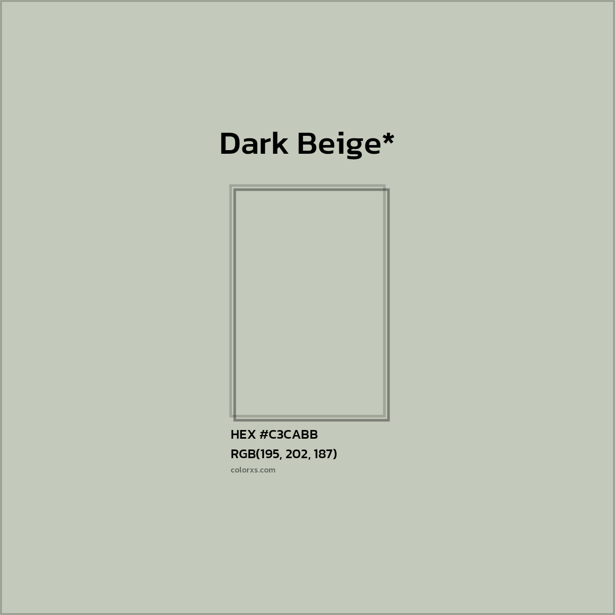 HEX #C3CABB Color Name, Color Code, Palettes, Similar Paints, Images