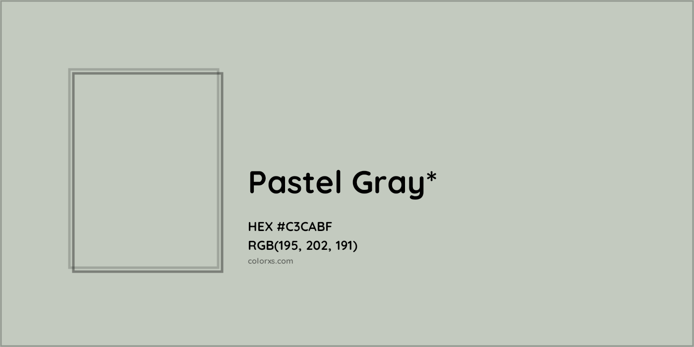 HEX #C3CABF Color Name, Color Code, Palettes, Similar Paints, Images