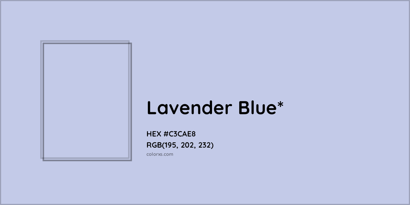 HEX #C3CAE8 Color Name, Color Code, Palettes, Similar Paints, Images