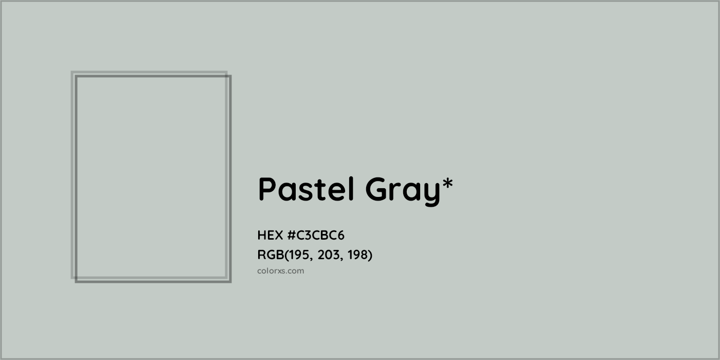 HEX #C3CBC6 Color Name, Color Code, Palettes, Similar Paints, Images