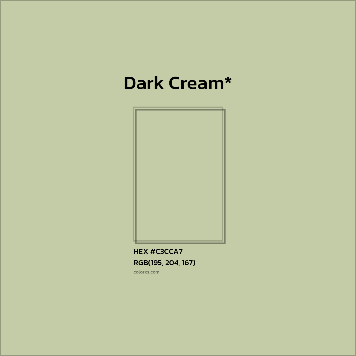 HEX #C3CCA7 Color Name, Color Code, Palettes, Similar Paints, Images