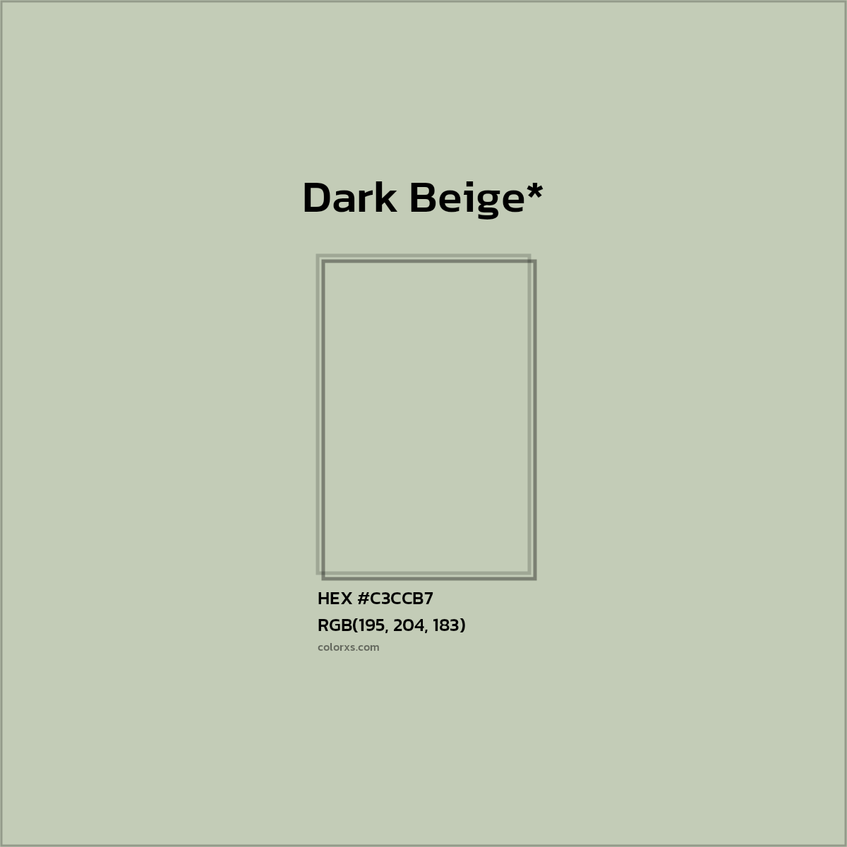 HEX #C3CCB7 Color Name, Color Code, Palettes, Similar Paints, Images