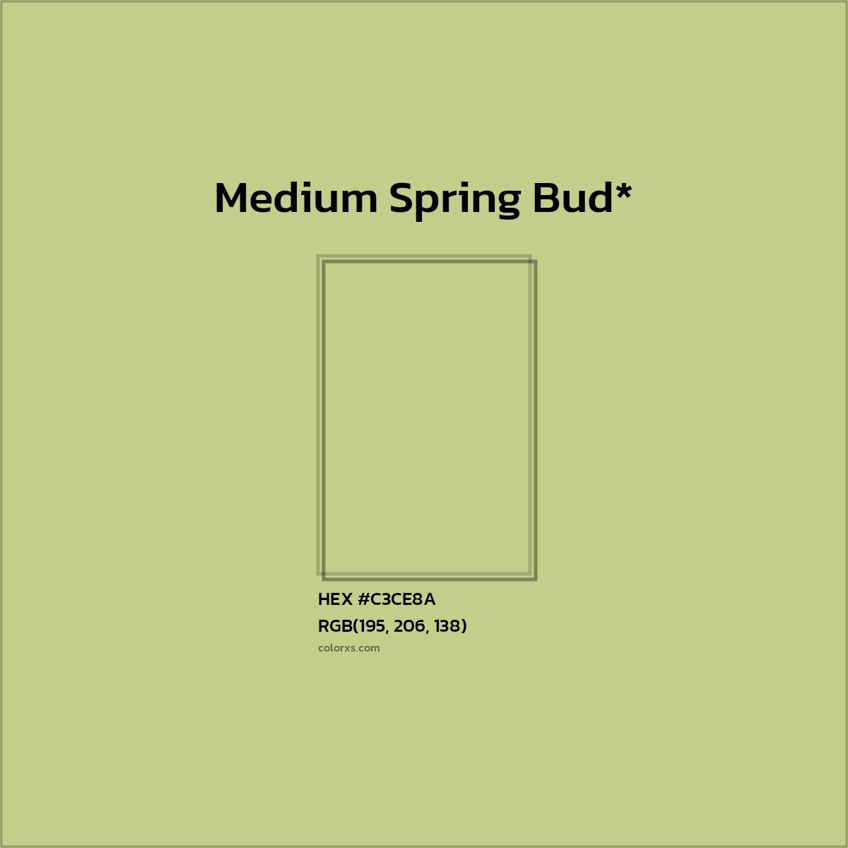 HEX #C3CE8A Color Name, Color Code, Palettes, Similar Paints, Images