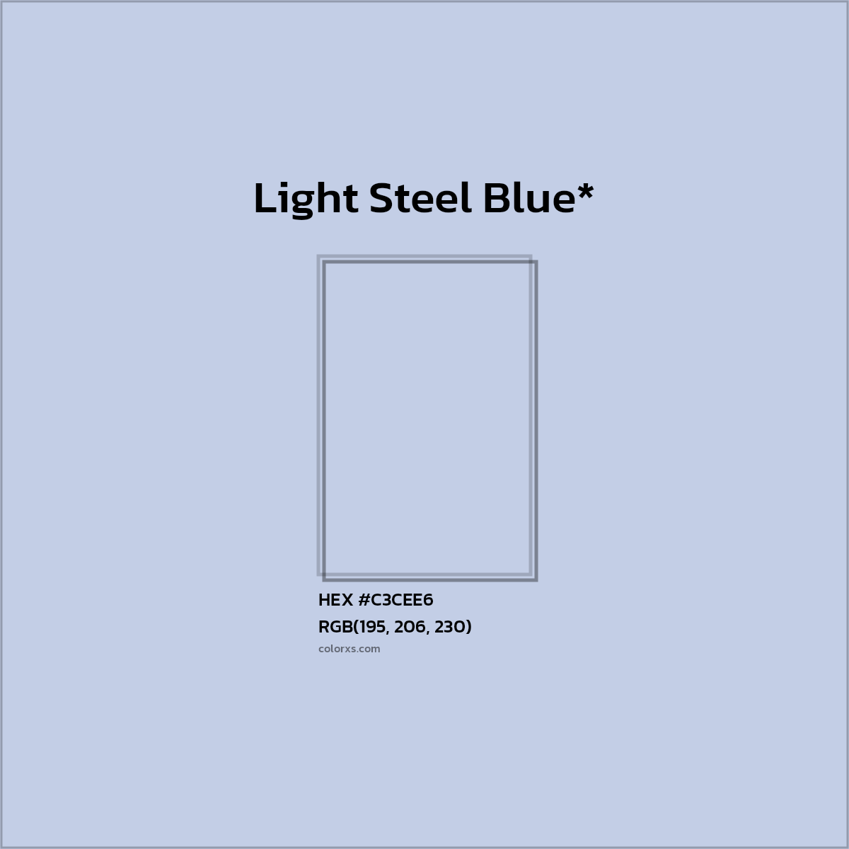 HEX #C3CEE6 Color Name, Color Code, Palettes, Similar Paints, Images