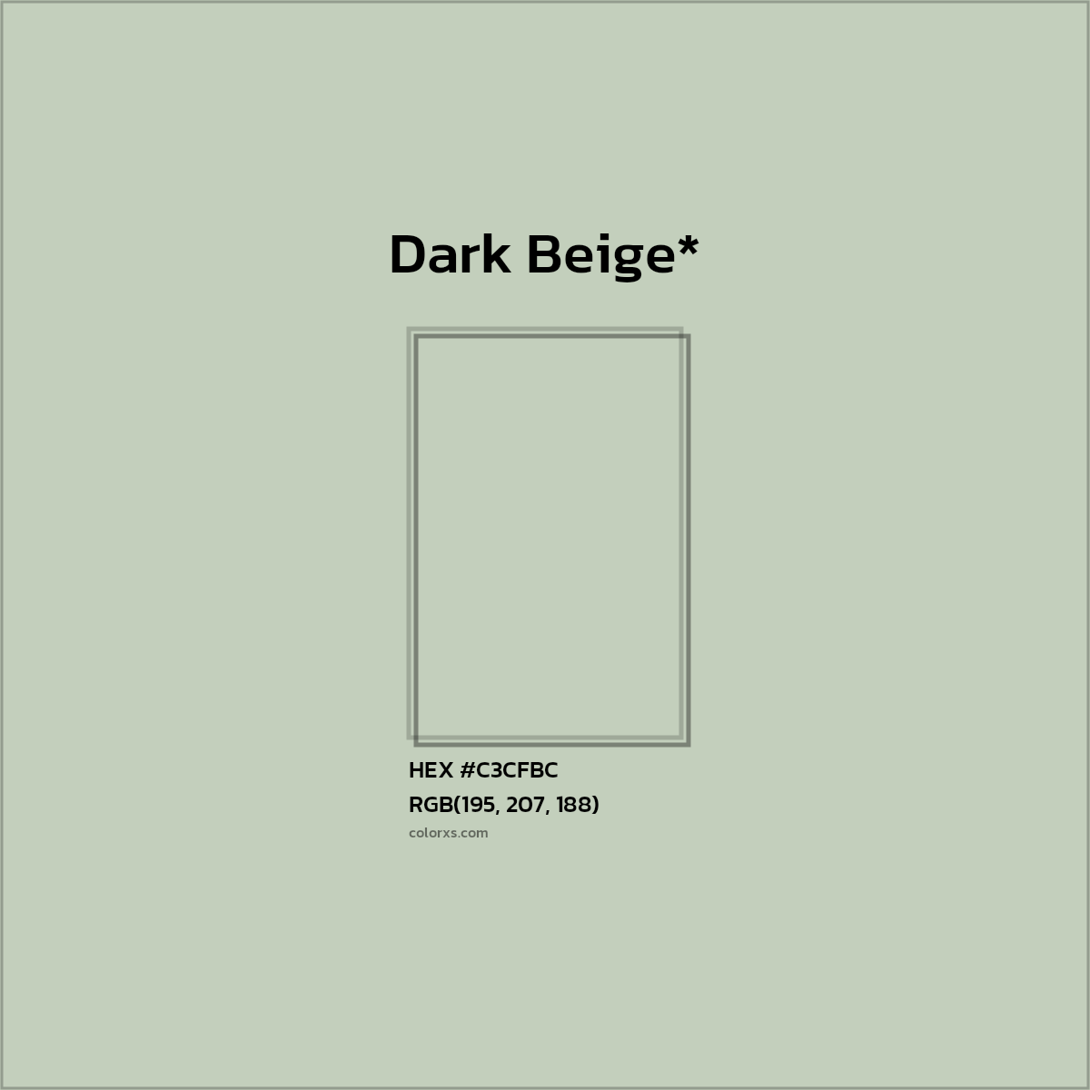 HEX #C3CFBC Color Name, Color Code, Palettes, Similar Paints, Images
