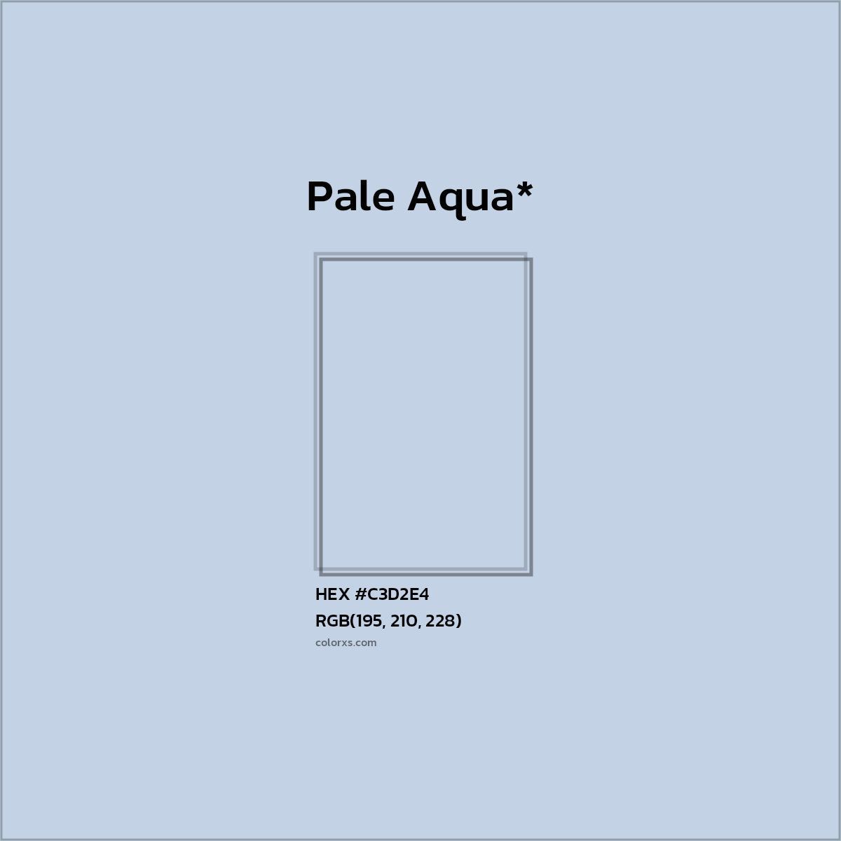HEX #C3D2E4 Color Name, Color Code, Palettes, Similar Paints, Images