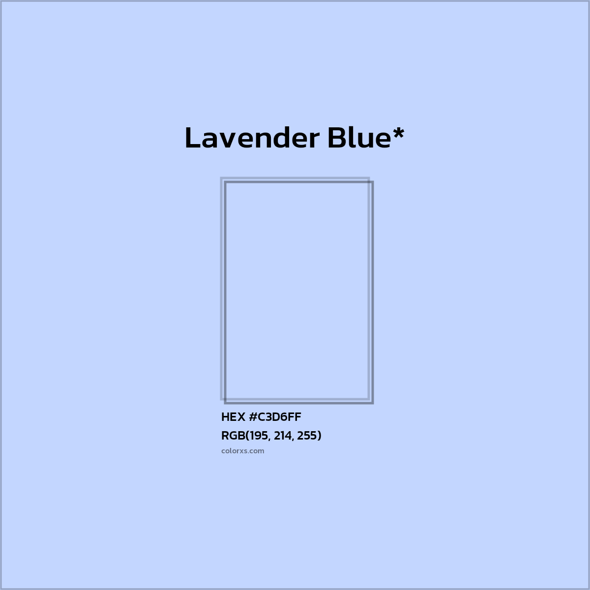 HEX #C3D6FF Color Name, Color Code, Palettes, Similar Paints, Images