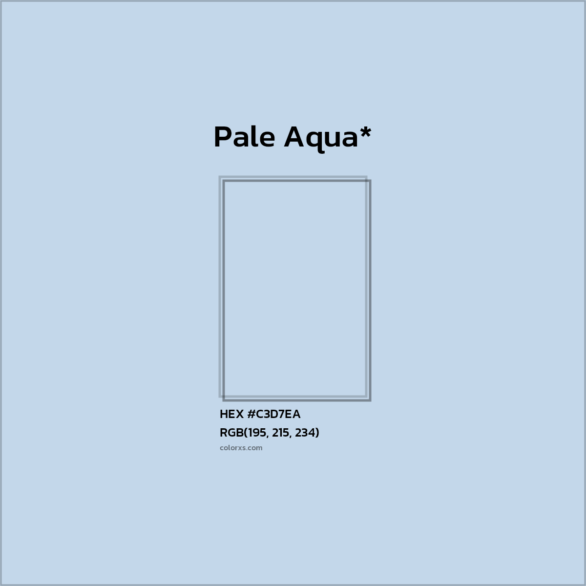HEX #C3D7EA Color Name, Color Code, Palettes, Similar Paints, Images