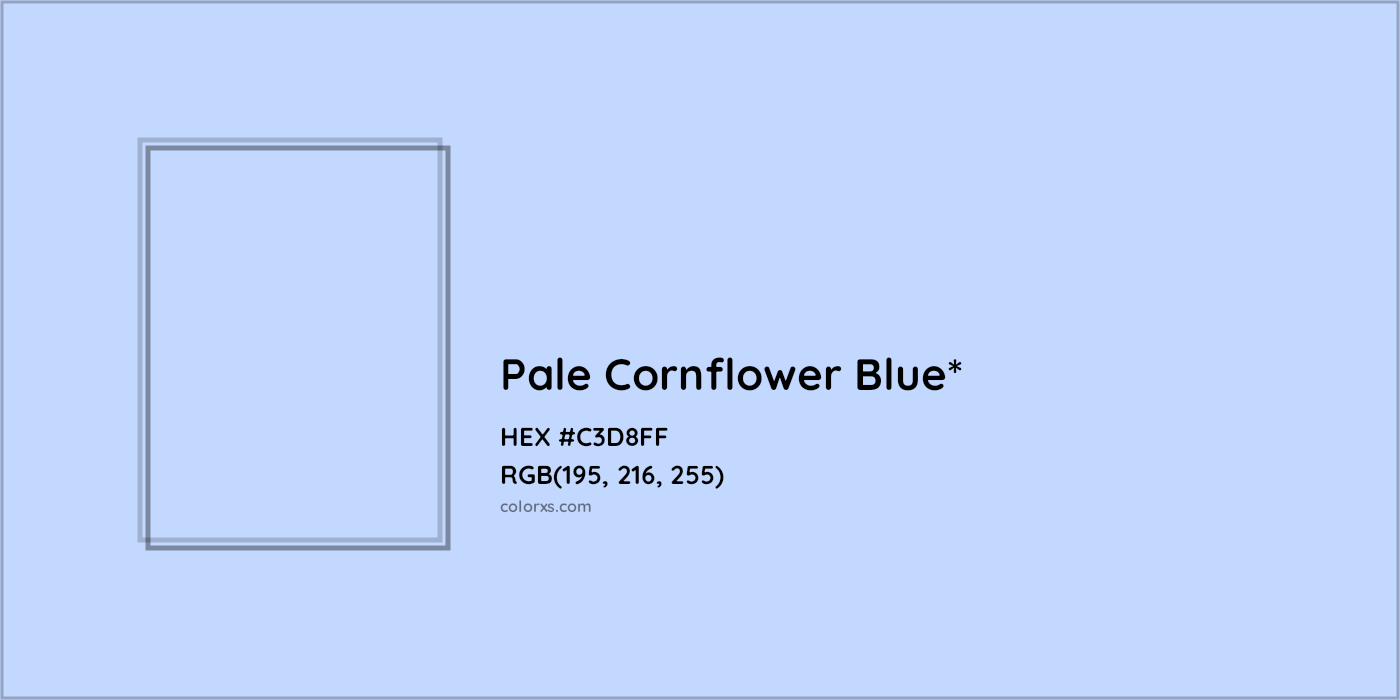 HEX #C3D8FF Color Name, Color Code, Palettes, Similar Paints, Images