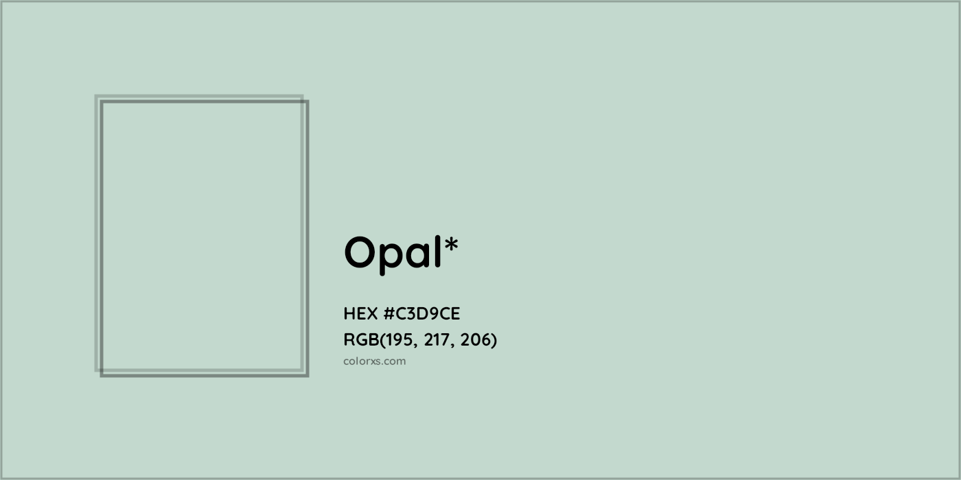 HEX #C3D9CE Color Name, Color Code, Palettes, Similar Paints, Images