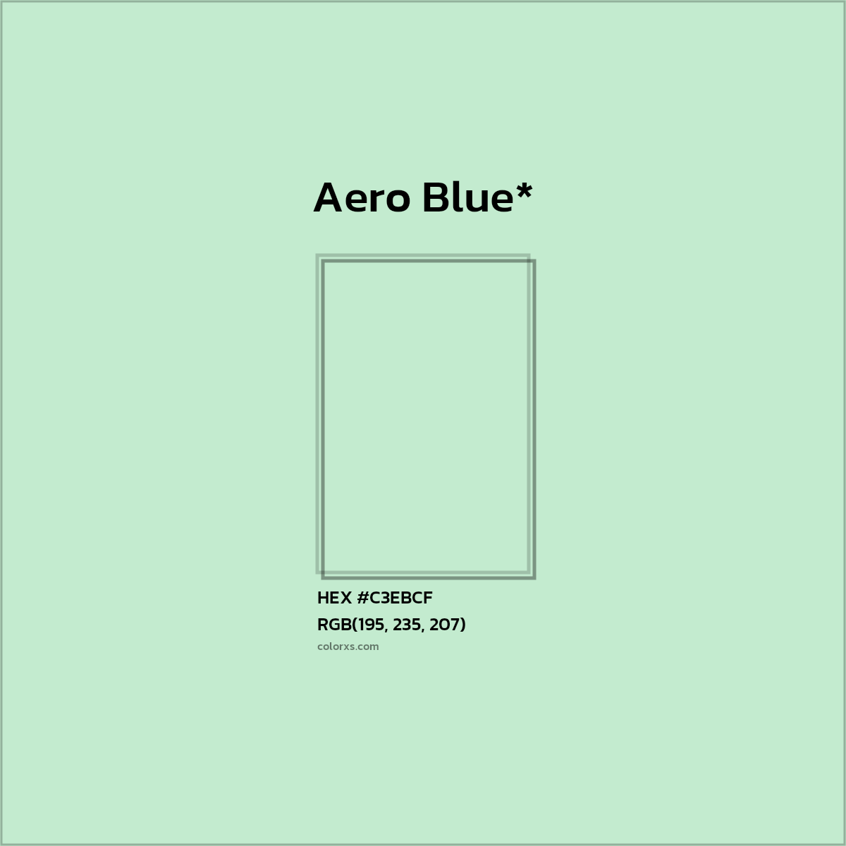 HEX #C3EBCF Color Name, Color Code, Palettes, Similar Paints, Images