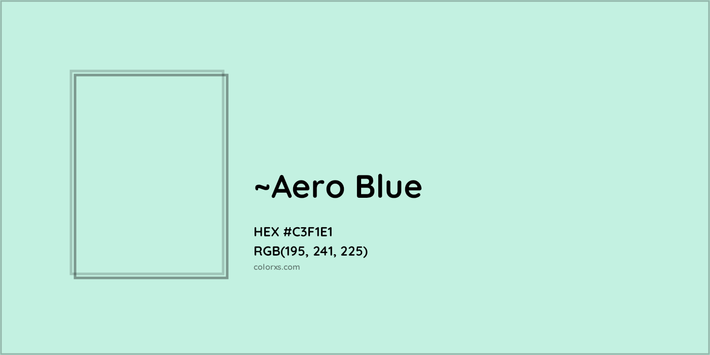 HEX #C3F1E1 Color Name, Color Code, Palettes, Similar Paints, Images