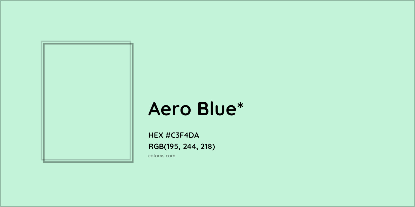 HEX #C3F4DA Color Name, Color Code, Palettes, Similar Paints, Images