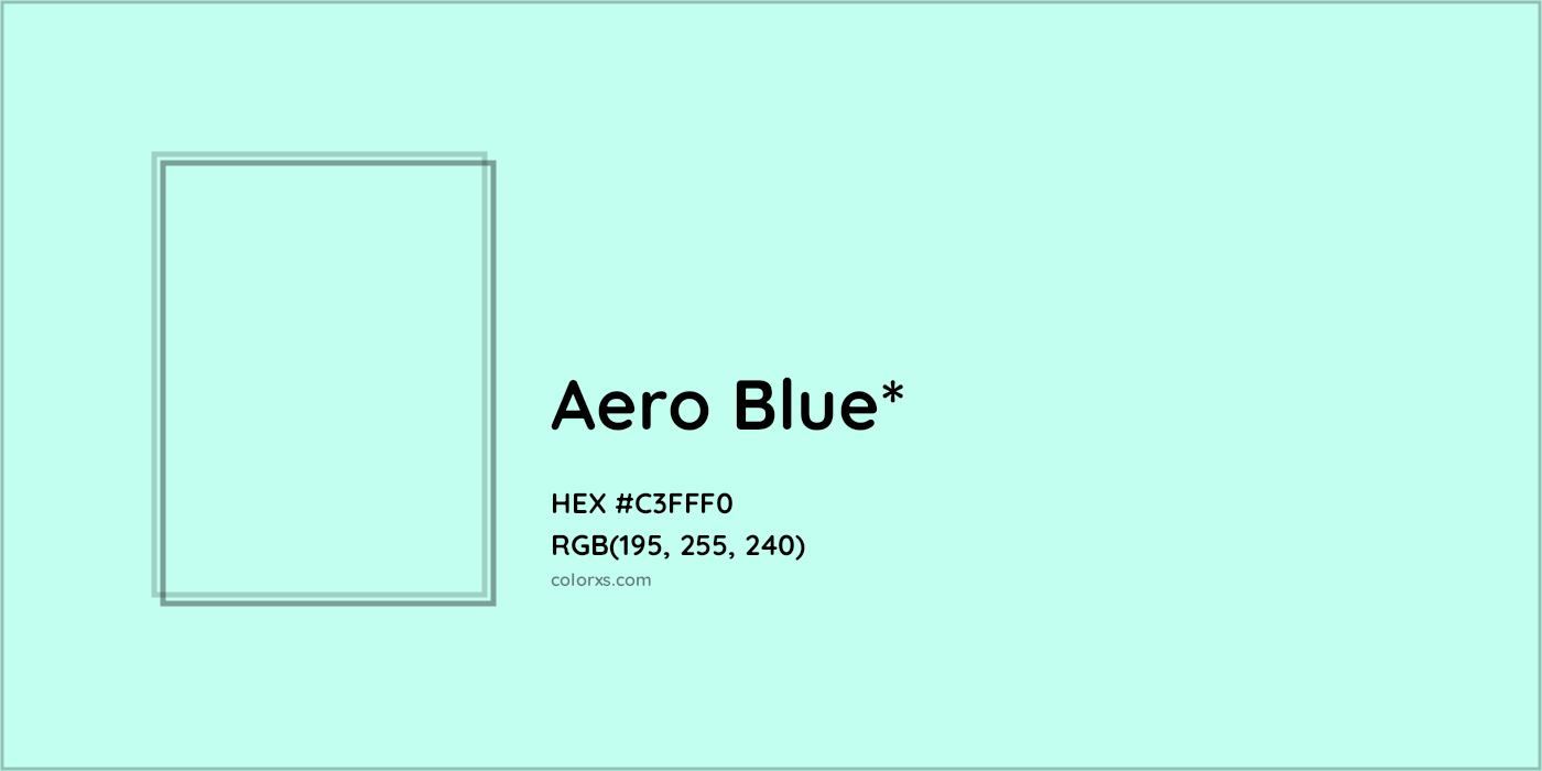 HEX #C3FFF0 Color Name, Color Code, Palettes, Similar Paints, Images
