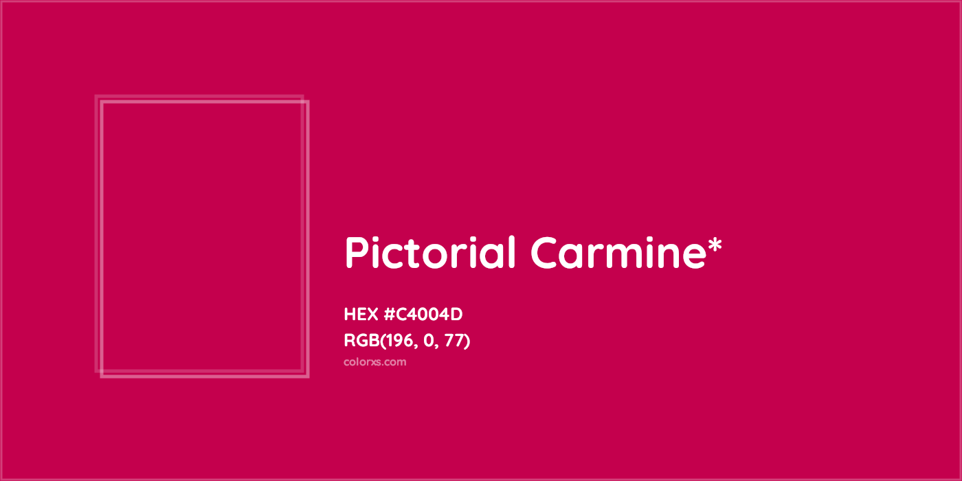 HEX #C4004D Color Name, Color Code, Palettes, Similar Paints, Images
