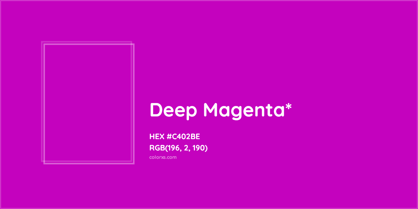 HEX #C402BE Color Name, Color Code, Palettes, Similar Paints, Images