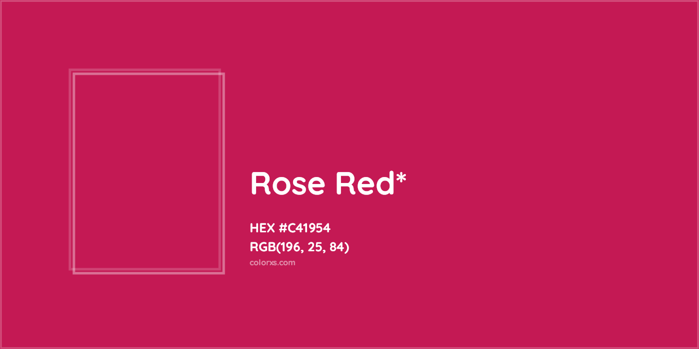 HEX #C41954 Color Name, Color Code, Palettes, Similar Paints, Images