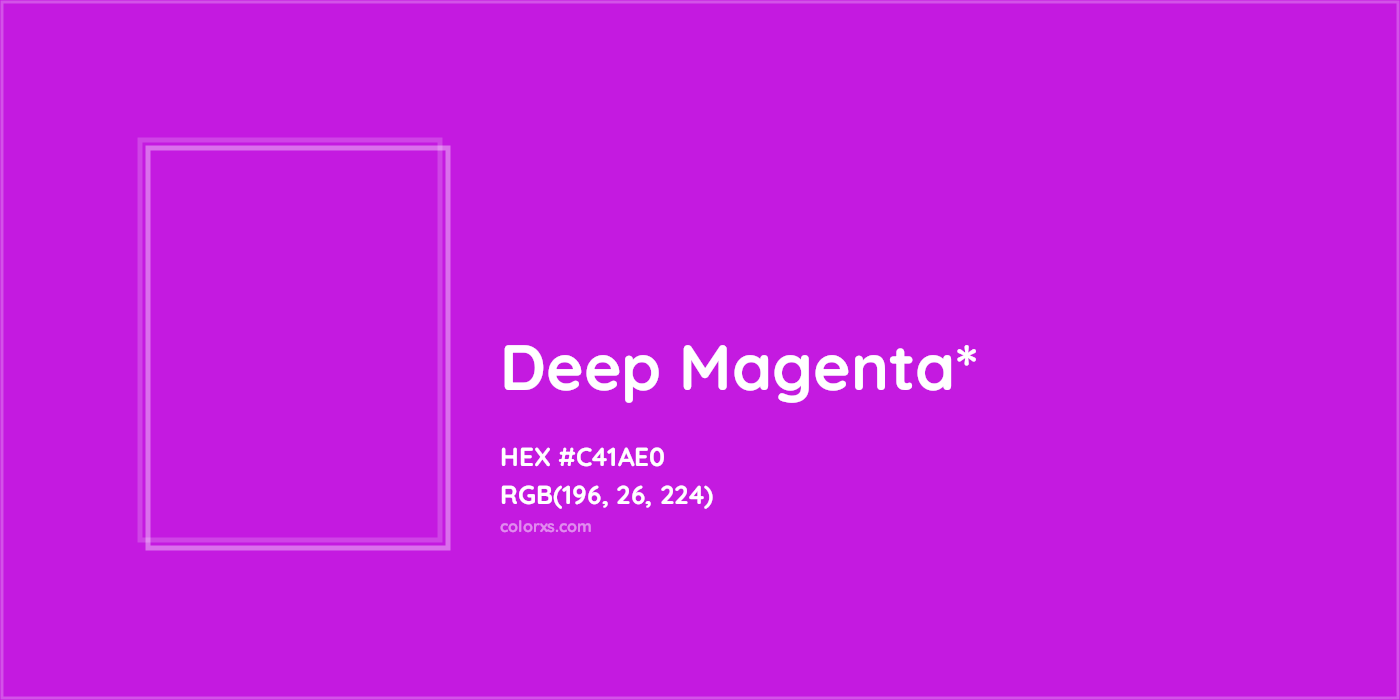 HEX #C41AE0 Color Name, Color Code, Palettes, Similar Paints, Images