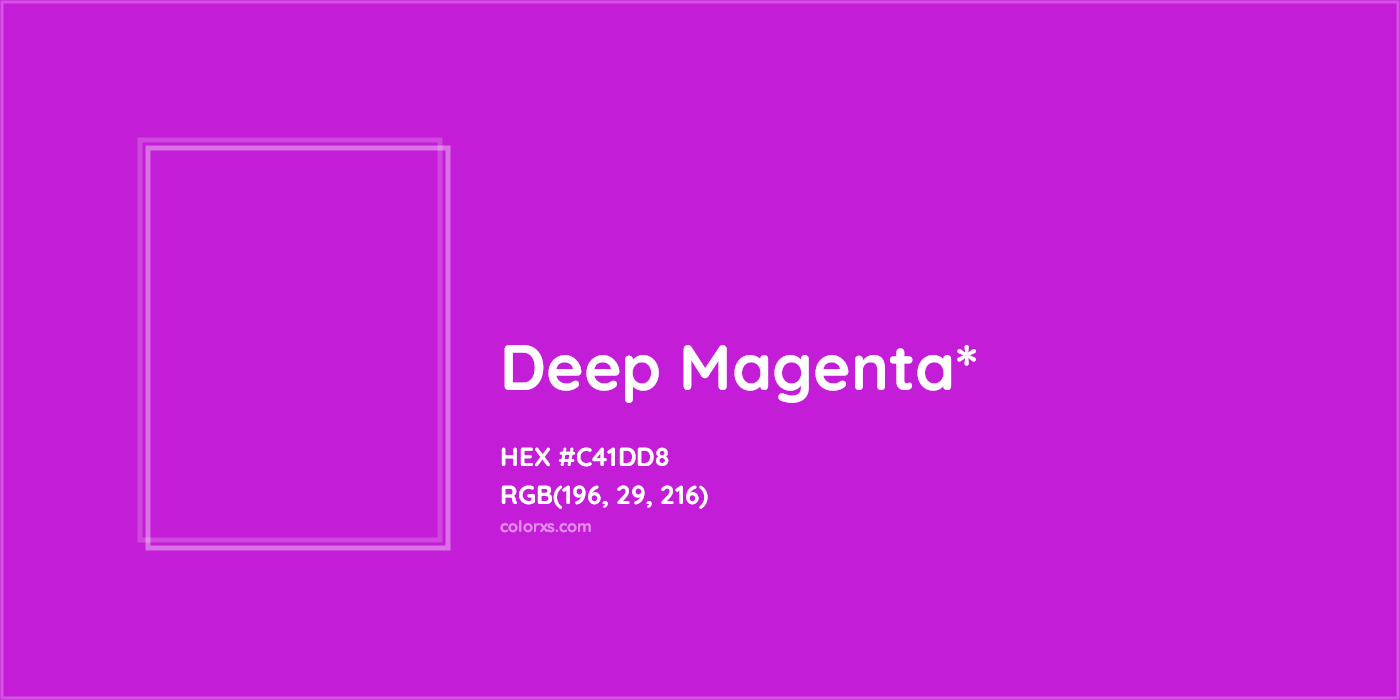 HEX #C41DD8 Color Name, Color Code, Palettes, Similar Paints, Images