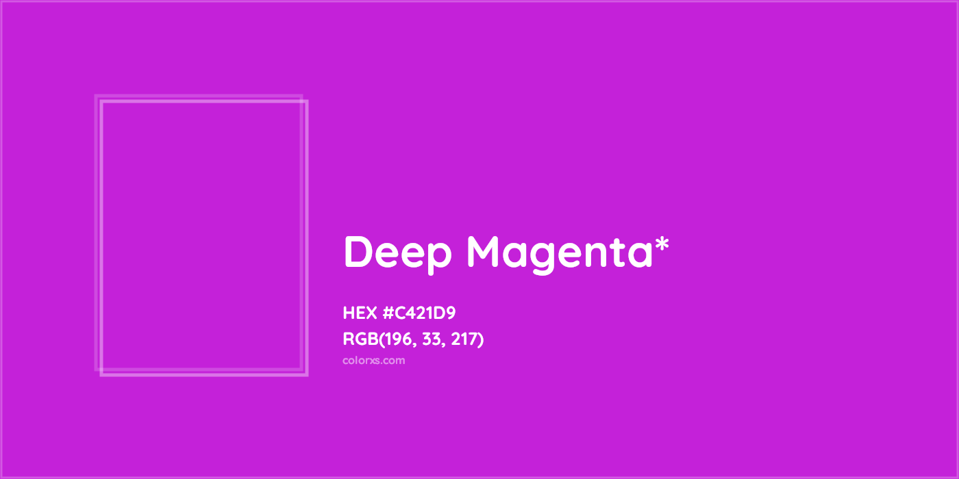 HEX #C421D9 Color Name, Color Code, Palettes, Similar Paints, Images