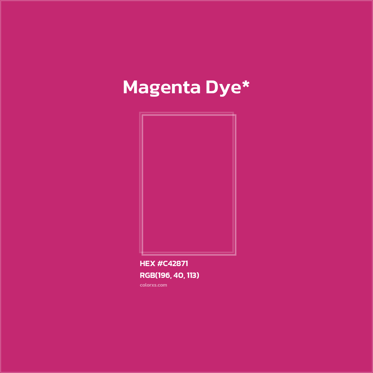 HEX #C42871 Color Name, Color Code, Palettes, Similar Paints, Images